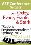 Australian Environment Conference Oct 20 2012