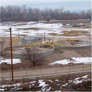 Waste-water treatment plant - surface station Waste-water treatment plant - surface station
